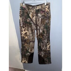 Realtree Softshell Water-Resistant Wind-Proof Hunting Pants Size L Women's